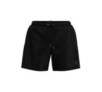 CECEBA Herren Badeshorts Schwarz ? Badehose kurz mit Kordelzug ? Schnelltrocknend ? mit Taschen ? Ideal für Strand, Pool & Urlaub 18