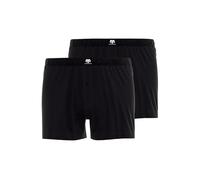 CECEBA Herren Boxershort schwarz uni 2er Pack 10