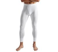 CECEBA Herren lange Unterhose weiß uni 1er Pack 6