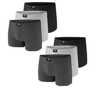 CECEBA Herren Pants, Vorteilspack - Basic, Baumwoll-Stretch, einfarbig, M-3XL Grau XL 3er Pack (1x3P)