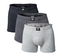 CECEBA Herren Pants, Vorteilspack - Basic, Baumwoll-Stretch, einfarbig, M-3XL Grau XL 3er Pack (1x3P)