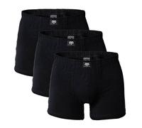 Ceceba Herren Pants, Baumwolle, Elastan, Single Jersey, schwarz, Uni, 3er Pack 6