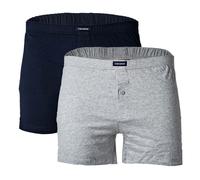 CECEBA Herren Shorts, Vorteilspack - Boxershort, Basic, Baumwolle, M-8XL, einfarbig Grau / 3XL / 2er Pack (1x2P) XXXL Mehrfarbig