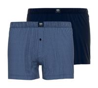 CECEBA Herren Shorts, 2er Pack - Boxershort, Basic, Baumwolle, Single Jersey, M-3XL Blau XXL