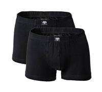 CECEBA Herren Short-Pants schwarz uni 2er Pack 5