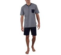 CECEBA Herren Shorty blau melange 1er Pack 50