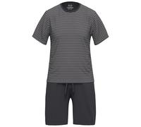 CECEBA Herren Shorty Pyjama ? Bambus-Viskose ? gestreiftes T-Shirt & Shorts ? weich, atmungsaktiv & elastisch ? Sommer Schlafanzug 68/70