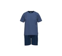 CECEBA Herren Shorty Pyjama ? Baumwollmix ? Kurzarm Schlafanzug 2-teilig ? Navy ? bequem & pflegeleicht 60/62