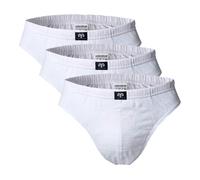 CECEBA Herren Slip weiß uni 3er Pack 12