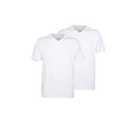 CECEBA Herren T-Shirt weiß uni 2er Pack 58