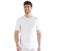 Ceceba Herren T-Shirts Rundhals-Ausschnitt Bamboo | 2er Pack (DE/NL/SE/PL, Alphanumerisch, L, Regular, Regular, weiß)