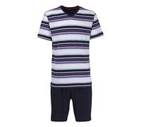 Ceceba Klima Aktiv Herren-Shorty Single-Jersey Marine/bunt Größe 56