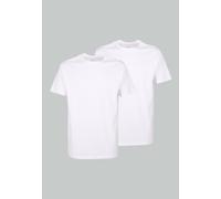 Ceceba Herren, 1/2, Rundhals 2er Pack T-Shirt, Weiß (Weiss 1000), Small (Herstellergröße: 48/S)