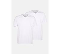 CECEBA Herren T-Shirt weiß uni 2er Pack 50