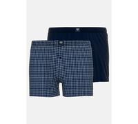 CECEBA Shorts 2er Pack blau-dunkel-Allover - 14