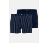 Ceceba Herren Shorts Foxe-Packet 2er Pack (Größe: 9 (3XL) / Farbe: navy rot gemustert)