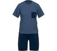 Shorty, Rundhals blau-mittel-uni 64/66