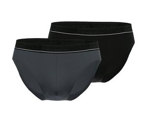 Ceceba Single-Jersey Herren-Slip im 2er-Pack 8 anthrazit/schwarz