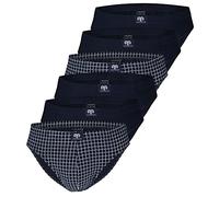 Ceceba Slip auch Übergrößen Baumwolle | 6er Pack (Navy/kariert, 3XL)