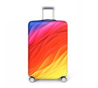 Cecey-jdz Reisegepäckabdeckung - Kofferschutz, 18-32 Zoll, Farbverlauf, Bunter Treibsanddruck, Kofferhülle, Kofferhülle, Elastischer Trolley, Gepäckzubehör, Reise, Täglicher Gebrauch, S