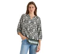 3/4-Arm Bluse mit grafischem Muster