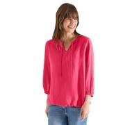 Cecil 3/4-Arm Bluse mit Split Neck und Bändern