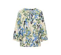 Cecil Damen 3/4-Arm Bluse mit Turn-Up und Print