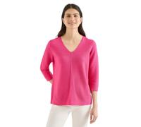 Cecil 3/4-Arm Pullover mit Struktur Beetroot pink XXL