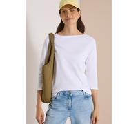 Basic Shirt mit U-Boot-Ausschnitt