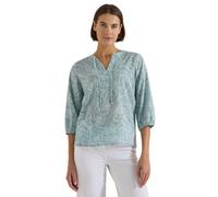 Cecil Damen 3/4-Arm Tunika mit Blätterprint in Blau, Gr: L