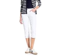 CECIL Damen B377182 3/4 Jeans, White, 34W x 22L