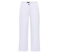 Loose-fit-Jeans CECIL, Damen, Gr. 28, Länge 26, weiß, Jeans, 78% Baumwolle, 21% Elastomultiester, 1% Elasthan, unifarben, 7/8-Länge, Jeans, High Waist (84087750-28) weiß