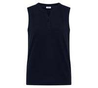 Cecil Top mit Split Neck und Strukturmix