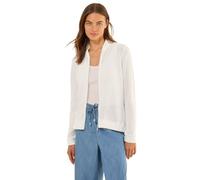 Cecil Ajour Knit T-Shirt Jacket Vanilla White L