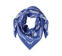 CECIL - Bandana aus Baumwolle mit Print deep river blue - Gr. - ONE SIZE