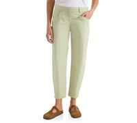 Cecil Barrel Leg Hose in Papertouch Qualität raw Matcha Lime 36