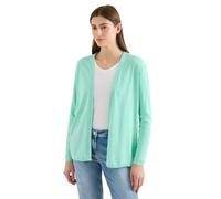 Cardigan CECIL, Damen, Gr. S (38), jelly mint, Web, 60% Baumwolle, 40% Viskose, unifarben, comfort fit normal, ohne Ausschnitt, Rippbündchen, Strickjacken, Feinstrick (26618704-S) jelly mint