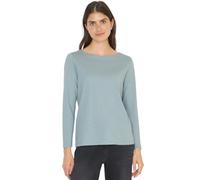 Cecil Basic Langarmshirt Light Mint Blue XS