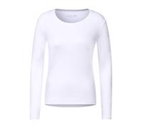 CECIL - Basic Langarmshirt weiß - Gr. - XL