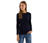 CECIL Damen 3015619 Basic Pullover, urban Dark Blue, Medium