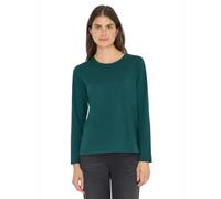 Cecil Basic Rundhalsshirt Dark sea Green XS