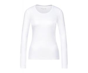 Cecil - Basic Shirt in Unifarbe weiß - Gr. - XL