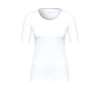 Damen Basic T-Shirt mit Rundhals in Unifarbe