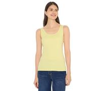 Cecil Basic Top aus Reiner Baumwolle iced Yellow S