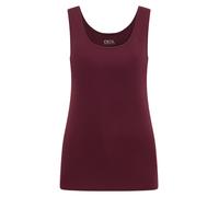 CECIL - Basic Top aus reiner Baumwolle sweet grape red - Gr. - S