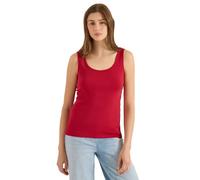 Cecil Basic Top aus Reiner Baumwolle tamarillo red L