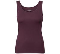 Cecil - Basic Top lila - Gr. - XS