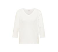 CECIL - Basic V-Neck Shirt vanilla white - Gr. - L
