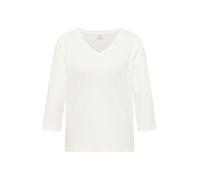 Cecil - Basic V-Neck Shirt weiß - Gr. - XS