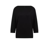 Cecil 3/4-Arm-Shirt Batwing mit Tape Damen Schwarz Gr. S